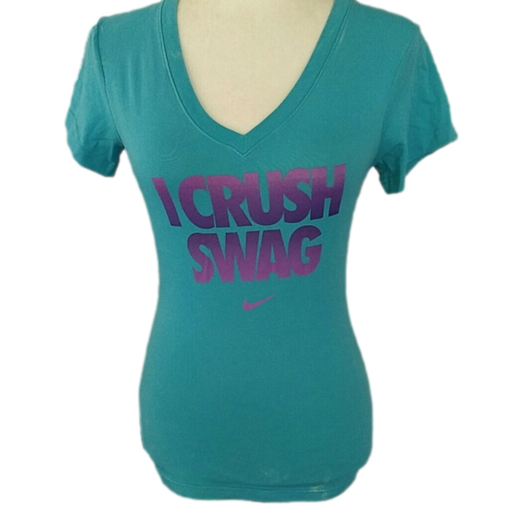 Nike I Crush Swag V Neck shirt Bundle XS